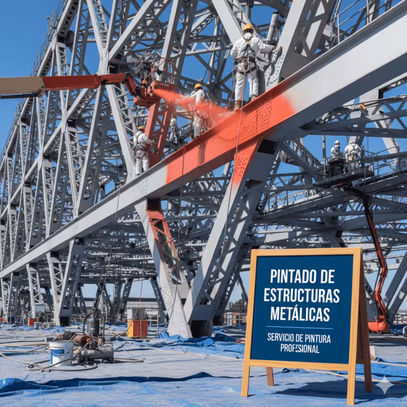 Servicio de pintado de metalicas